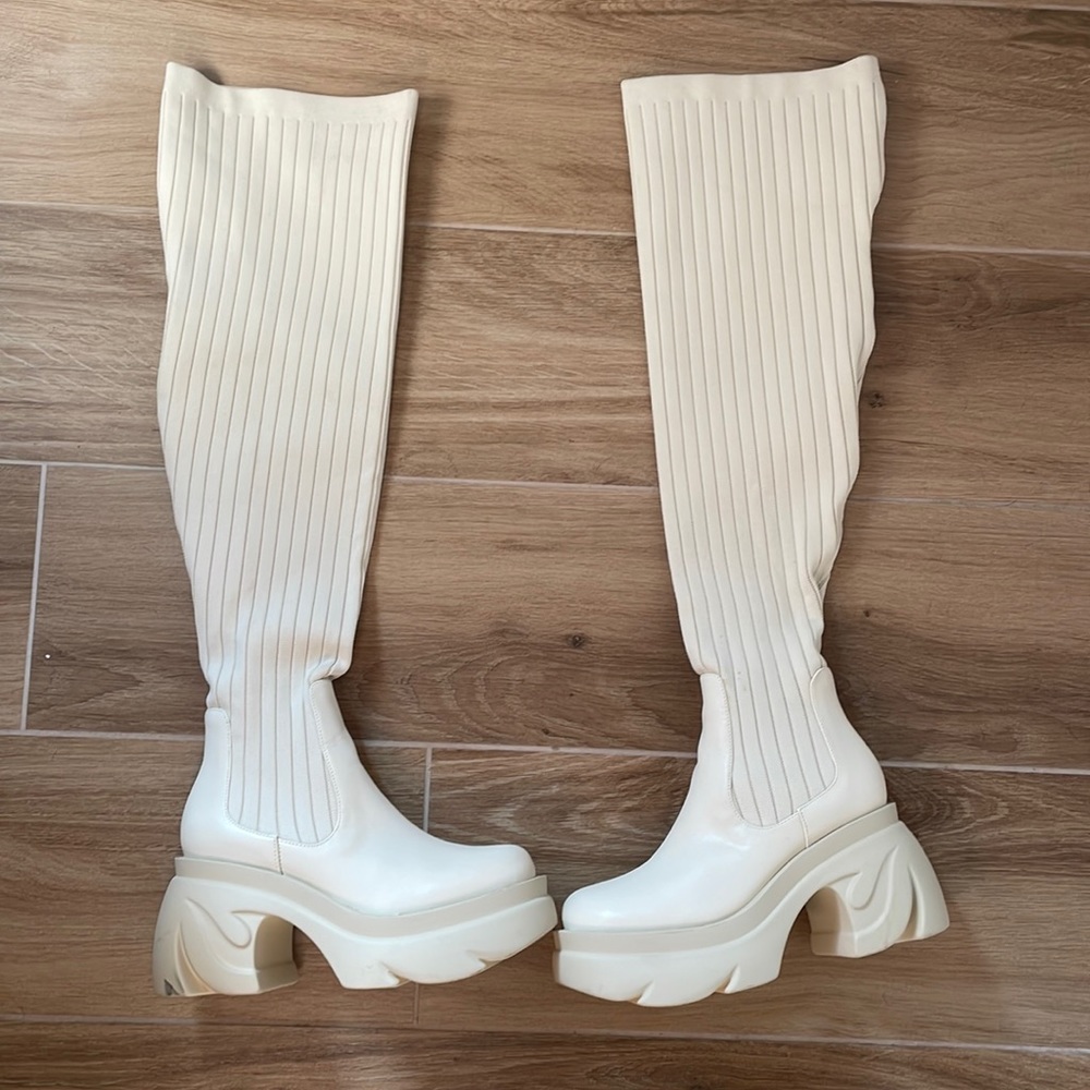 Thigh High Platform Heels